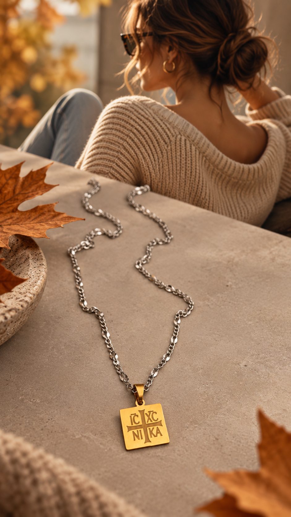 file_00000000ef18820abb7578455319eeae Κολιέ Ευλογία Silver - Image 1